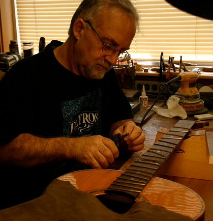Fitting the frets